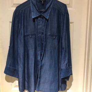 Blue Denim Button Down
